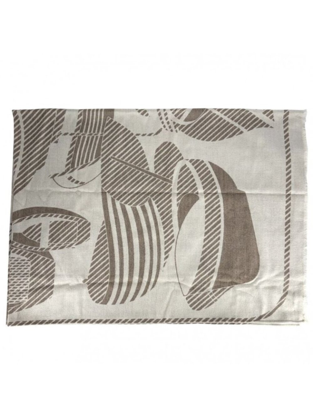 Hermes Fashion Accessories Plaid Thalassa Shawl Blanket Item